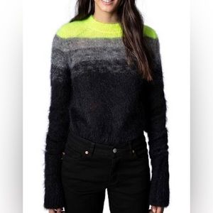Zadig & Voltaire Georgia Multi Color Sweater XS